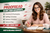 professional proofreading for articles, blogs, and documents