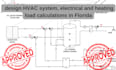design hvac system, electrical and heating load calculations in florida