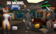 create 3d vrchat avatar 3d model furry nsfw character custom vrchat anime model
