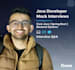 conduct mock interviews for java developer roles