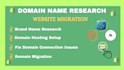 do brand name research domain hosting fix  domain connection domain migration