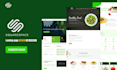 design landing page by using squarespace