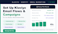 set up email marketing flows and campaigns for your ecommerce store