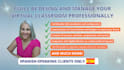 be desing and manage your virtual classroom professionally