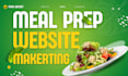set meal prep ads, design meal prep website, personal chef website meal prep ads