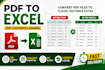 do pdf to excel