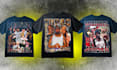 design a custom 90s bootleg rap t shirt old school