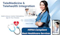develop and integrate a telemedicine, telehealth web app with ehr