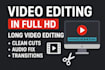 edit long videos with quality for youtube