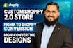 do custom shopify store design, redesign shopify website or custom shopify