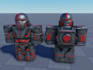 create a 3d modeled armor and clothing for roblox