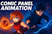 anime comic motion manga animation webtoon panel animation comic page design