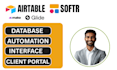 build airtable airtable database adalo glide app softr airtable webapp expert