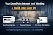 build a structured intranet website and employee portal on sharepoint