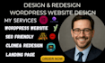 design redesign revamp clone wordpress website business website development