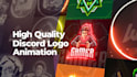 design animated discord logo animation, icon, pfp and banner gif animation