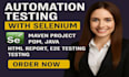 do QA automation testing using cypress, and selenium