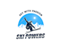 create attractive and imagination skiing logo design