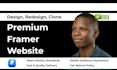 design and redesign custom high level figma to framer website, framer website