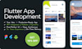 develop a professional flutter mobile app for android and ios