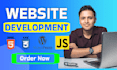 be full stack developer, front end web developer, full stack website development