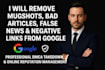 remove mugshots,bad article,false news, negative link from google using dmca
