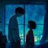 create a anime couple character art anime
