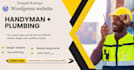 design website for plumbing, cleaning, handyman, washing