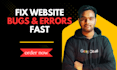 be fix website issues, website bug and entire website