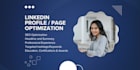 optimize and rewrite your linkedin profile,page like pro