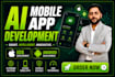 ai mobile app development, ai saas app, ai website, flutter app development