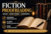 proofread and edit your fiction manuscript professionally