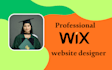 create, design and build wix website on wix studio