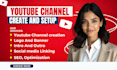 create and setup youtube channel