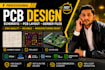 design professional pcb layout, schematic and gerber files