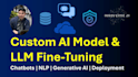 fine tune llms and build rag pipelines with your custom dataset