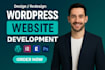 design or duplicate or development wordpress website