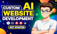 develop ai website, business software, website development as stack developer