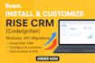 install and customize rise CRM modules API migrations