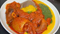 design amala and ewedu front and back