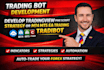 develop tradingview pine script strategy or mt4 mt5 trading bot