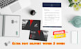 create stationery design,business card and letterhead design