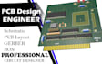 make pcb boards in kicad, eagle, and easyeda pcb design software