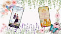 an elegant digital wedding invitation video