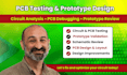 test circuit pcb tester  and prototype review and  design