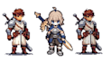 create pixel art character pixel art animation pixel game assets
