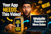 make app and website demo videos
