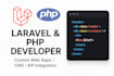 develop and customize laravel web applications, cms, and API integrations
