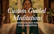 create custom guided meditations for relaxation, healing, or manifestation