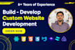 build, rebuild full stack website development front end, backend, custom website